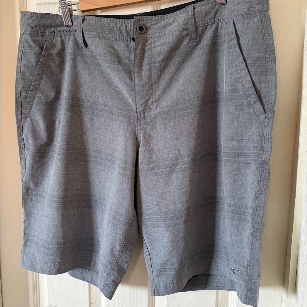 O'Neill Men's Charcoal Flat Front Shorts